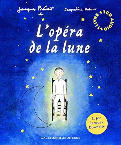 L'OPERA DE LA LUNE LIVRE-CD, de Jacques Prévert | portada del libro