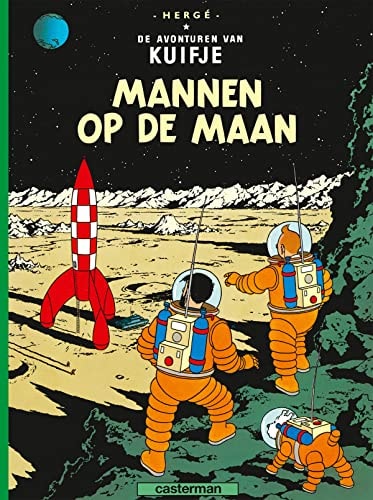 KUIFJE: MANNEN OP DE MAAN, de Hergé | portada del libro