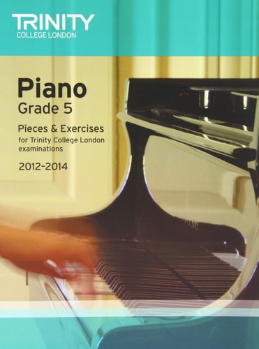 PIANO 2012-2014 GRADE 5, de Trinity Guildhall | portada del libro