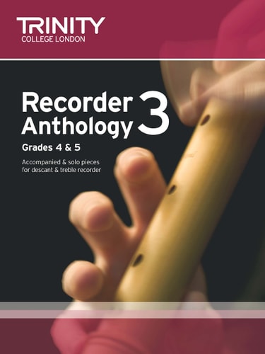 RECORDER ANTHOLOGY GRADES 4-5, de Trinity College London | portada del libro