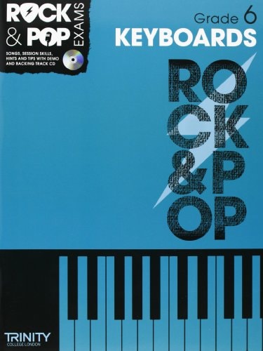 ROCK & POP EXAMS KEYBOARDS GRADE 6 CD, de Trinity College London | portada del libro