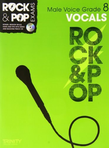 ROCK & POP EXAMS VOCALS GRADE 8 LOW, de Trinity College London | portada del libro