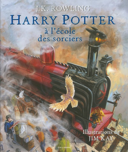 HARRY POTTER A L'ECOLE DES SORCIERS VERSION ILLUSTREE, de J. K. Rowling | portada del libro