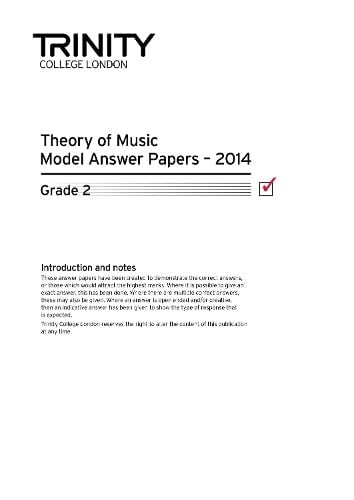 THEORY MODEL ANSWER PAPERS GRADE 2 2014, de College London | portada del libro