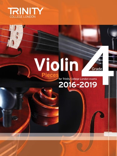 VIOLIN EXAM PIECES GRADE 4 2016-2019 SCORE & PART, de TRINITY COLLEGE LONDON | portada del libro