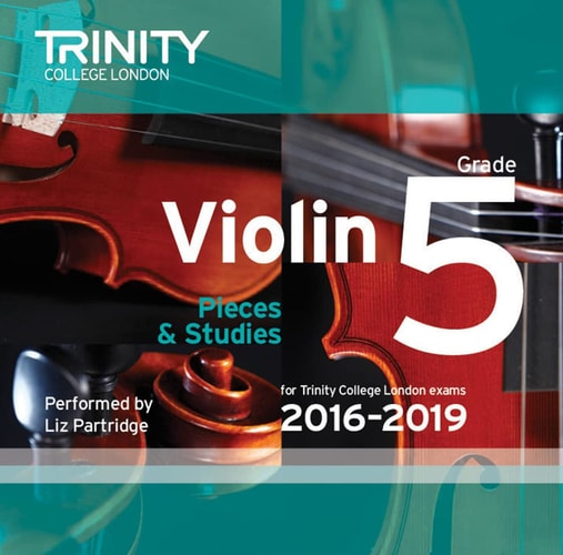 VIOLIN CD GRADE 5 2016-2019, de Trinity College London | portada del libro