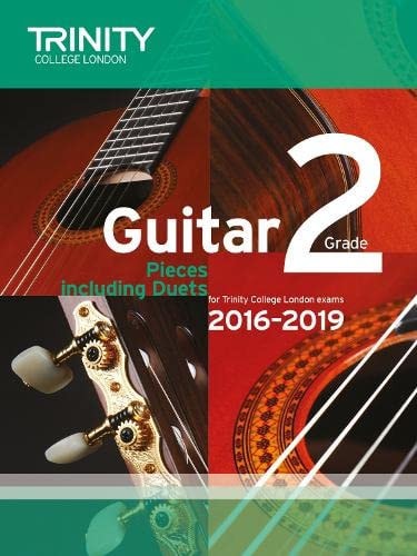 GUITAR EXAM PIECES GRADE 2 2016-2019, de Trinity College London | portada del libro