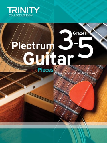PLECTRUM GUITAR PIECES GRADES 3-5, de Trinity College London | portada del libro