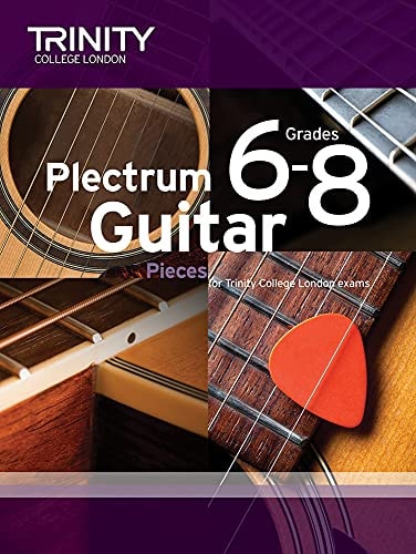 PLECTRUM GUITAR PIECES GRADES 6-8, de Trinity College London | portada del libro
