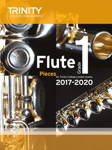 FLUTE EXAM PIECES GRADE 1 2017-2020 SCORE & PART, de Trinity College Lond | portada del libro