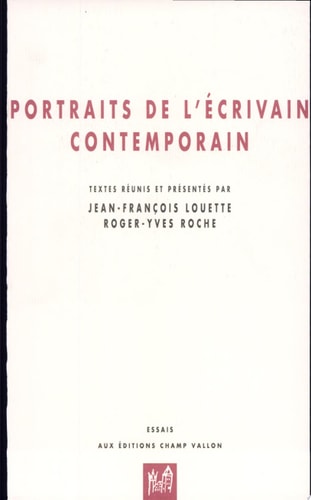 PORTRAITS DE L'ECRIVAIN CONTEMPORAIN, de Louette | portada del libro