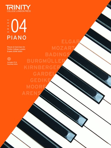 PIANO GRADE 4 BOOK +CD 2018, de Trinity College London (approximately 1980- ) | portada del libro