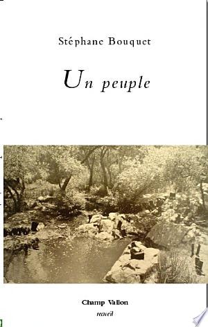 UN PEUPLE, de Stéphane Bouquet | portada del libro