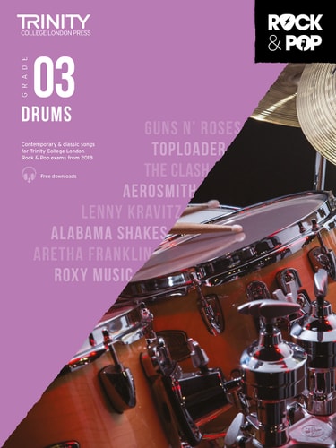 TRINITY ROCK & POP 2018 DRUMS GRADE 3, de HAL LEONARD CORP. | portada del libro