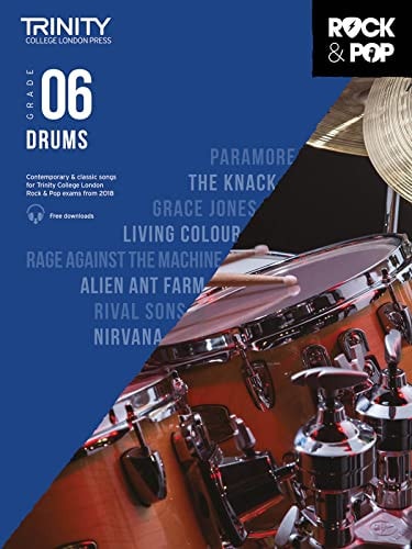TRINITY ROCK & POP 2018 DRUMS GRADE 6, de HAL LEONARD CORP. | portada del libro