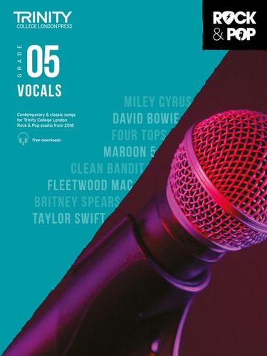 TRINITY ROCK & POP 2018 VOCALS GRADE 5, de Hal Leonard Corp | portada del libro