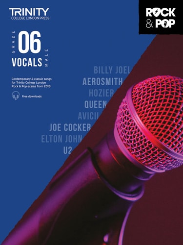 TRINITY ROCK & POP 2018 VOCALS GRADE 6 MALE VOICE, de Hal Leonard Corp | portada del libro