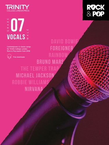 TRINITY ROCK & POP 2018 VOCALS GRADE 7 MALE VOICE, de Hal Leonard Corp | portada del libro