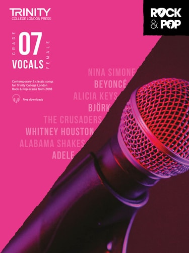 TRINITY ROCK & POP 2018 VOCALS GRADE 7 FEMALE VOICE, de Hal Leonard Corp | portada del libro