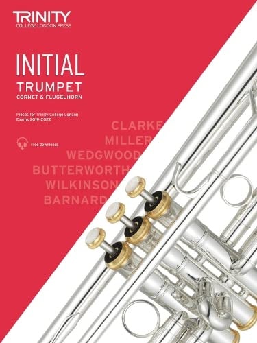 TRUMPET CORNET & FLUGELHORN EXAM PIECES 2019-2022 INIT, de Trinity College London (approximately 1980- ) | portada del libro