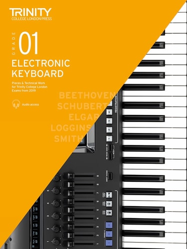 ELECTRONIC KEYBOARD EXAM PIECES & TECHNICAL WORK 2019-, de TRINITY COLLEGE LONDON PRESS | portada del libro