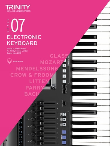 ELECTRONIC KEYBOARD EXAM PIECES & TECHNICAL WORK 2019-, de Trinity College London (approximately 1980- ) | portada del libro