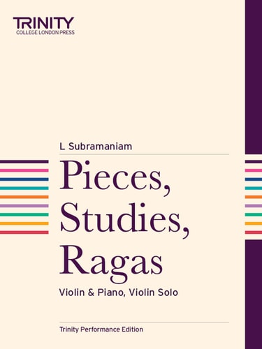 PIECES STUDIES RAGAS, de Dr. Lakshminarayana Subramaniam | portada del libro
