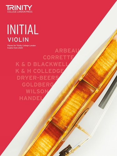 VIOLIN EXAM PIECES 2020-2023 INITIAL, de Trinity College London | portada del libro