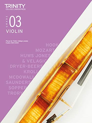 VIOLIN EXAM PIECES 2020-2023 GRADE 3, de Trinity College London | portada del libro