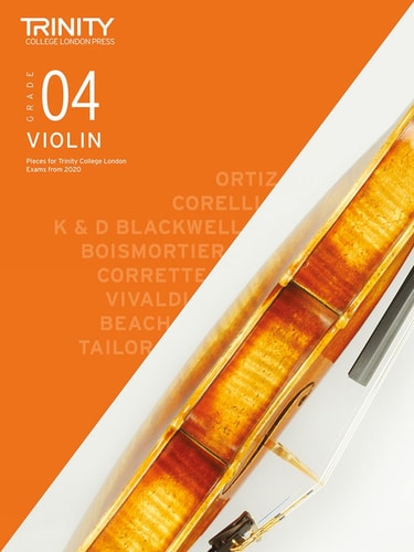 VIOLIN EXAM PIECES 2020-2023 GRADE 4, de Trinity College London | portada del libro