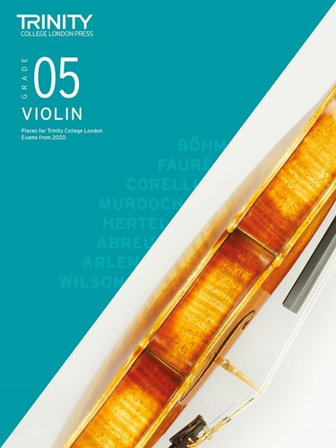 VIOLIN EXAM PIECES 2020-2023 GRADE 5, de Trinity College London | portada del libro