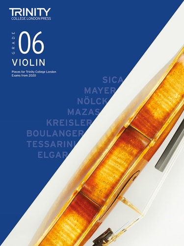 VIOLIN EXAM PIECES 2020-2023 GRADE 6, de Trinity College London | portada del libro