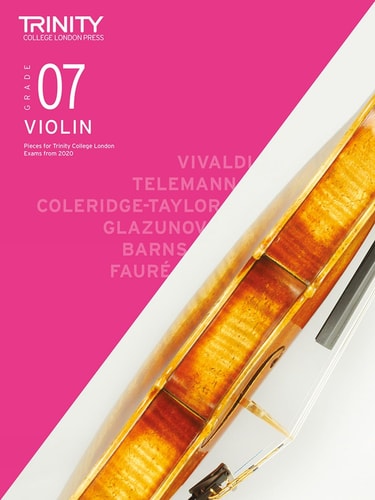 VIOLIN EXAM PIECES 2020-2023 GRADE 7, de Trinity College London | portada del libro