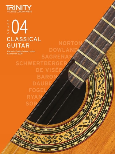 TRINITY COLLEGE LONDON CLASSICAL GUITAR EXAM PIECES 2020-202, de Trinity College London | portada del libro