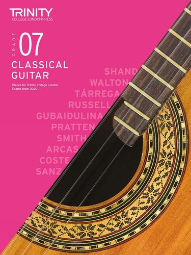 TRINITY COLLEGE LONDON CLASSICAL GUITAR EXAM PIECES 2020-202, de Trinity College London | portada del libro