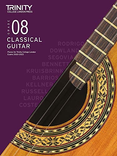 TRINITY COLLEGE LONDON CLASSICAL GUITAR EXAM PIECES 2020-202, de Trinity College London | portada del libro