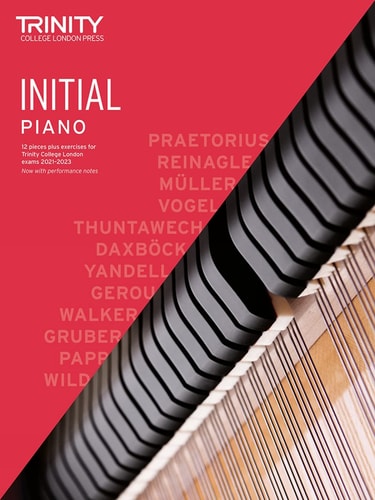 PIANO EXAM PIECES & EXERCISES 2021-2023 INITIAL, de Trinity College London | portada del libro