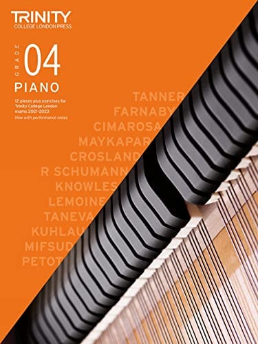 PIANO EXAM PIECES & EXERCISES 2021-2023 GRADE 4, de Trinity College London | portada del libro