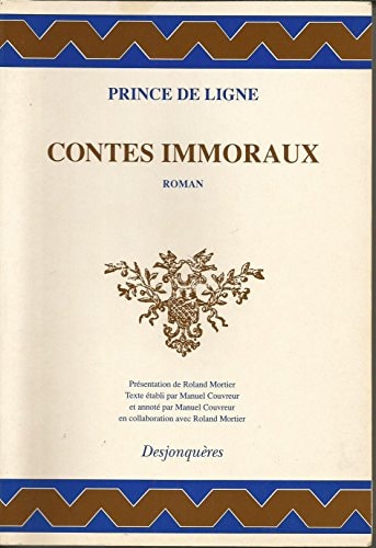 CONTES IMMORAUX, de LIGNE (DE) | portada del libro