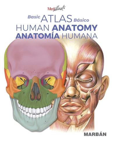 ATLAS BASICO ANATOMIA HUMANA, de Jorge A. Murillo González | portada del libro