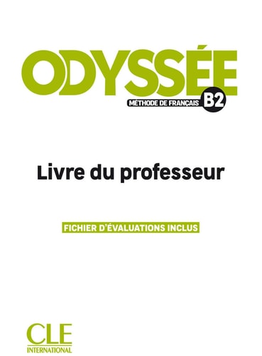 ODYSSEE LIVRE DU PROFESSEUR B2, de AA VV | portada del libro