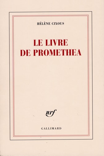 LE LIVRE DE PROMETHEA, de Cixous | portada del libro