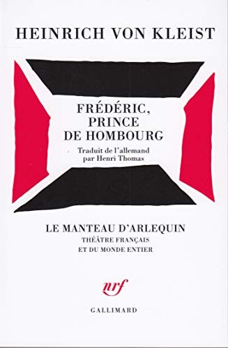FREDERIC PRINCE DE HOMBOURG, de Heinrich von Kleist | portada del libro