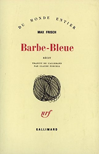 BARBE-BLEUE, de Max Frisch | portada del libro