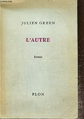 L'AUTRE SOMMEIL, de Julien Green | portada del libro