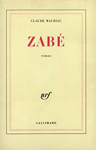 ZABE, de Claude Mauriac | portada del libro