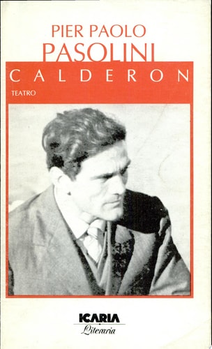Calderón, de Pasolini | portada del libro