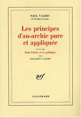 LES PRINCIPES D'AN-ARCHIE PURE ET APPLIQUEE, de François Valéry | portada del libro