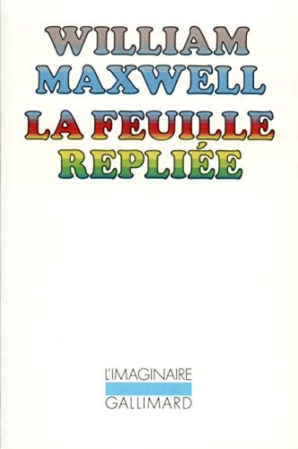 LA FEUILLE REPLIEE, de William Maxwell | portada del libro