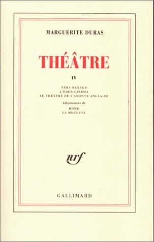 THEATRE T4, de Marguerite Duras | portada del libro